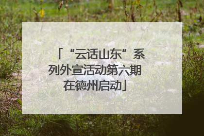 “云话山东”系列外宣活动第六期在德州启动