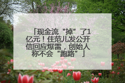 现金流“掉”了1亿元！住范儿发公开信回应爆雷，创始人称不会“跑路”