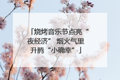 烧烤音乐节点亮“夜经济” 烟火气里升腾“小确幸”
