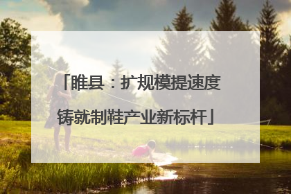 睢县：扩规模提速度 铸就制鞋产业新标杆