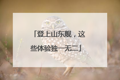 登上山东舰，这些体验独一无二