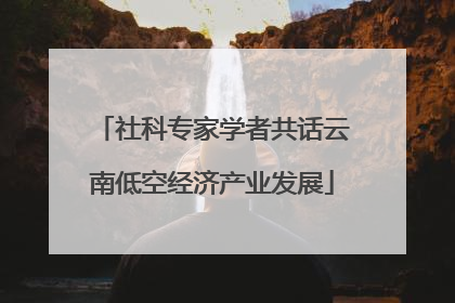 社科专家学者共话云南低空经济产业发展