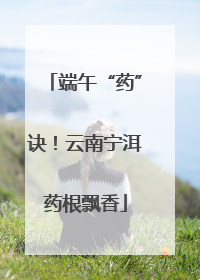 端午“药”诀！云南宁洱药根飘香