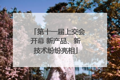 第十一届上交会开幕 新产品、新技术纷纷亮相