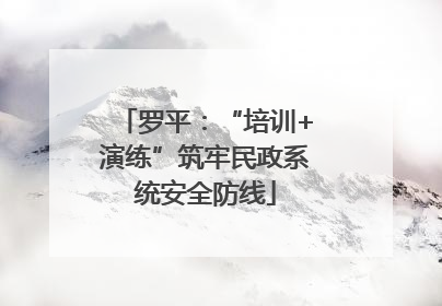 罗平：“培训+演练”筑牢民政系统安全防线