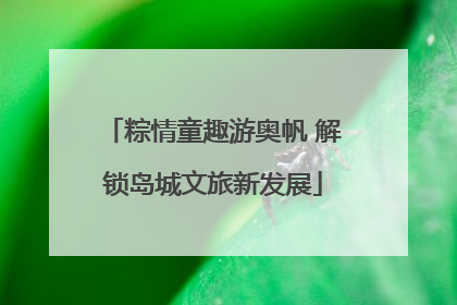 粽情童趣游奥帆 解锁岛城文旅新发展