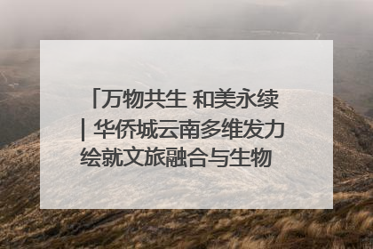 万物共生 和美永续｜华侨城云南多维发力 绘就文旅融合与生物多样性保护新图景