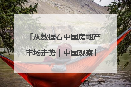 从数据看中国房地产市场走势｜中国观察