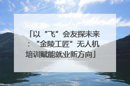 以“飞”会友探未来：“金陵工匠”无人机培训赋能就业新方向