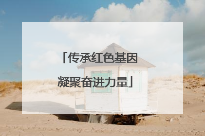 传承红色基因 凝聚奋进力量