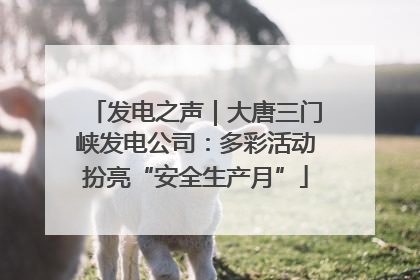 发电之声｜大唐三门峡发电公司：多彩活动扮亮“安全生产月”
