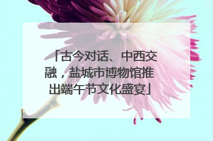 古今对话、中西交融，盐城市博物馆推出端午节文化盛宴
