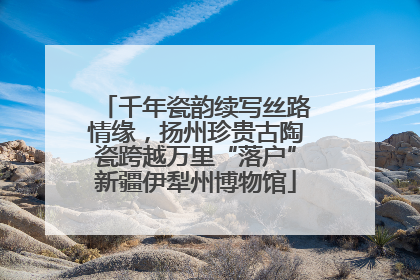 千年瓷韵续写丝路情缘，扬州珍贵古陶瓷跨越万里“落户”新疆伊犁州博物馆