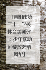 南阳市第二十一学校体音美测评：少年跃动间绽放艺韵风华