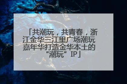 共潮玩，共青春，浙江金华三江里广场潮玩嘉年华打造金华本土的“潮玩”IP