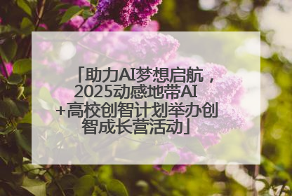 助力AI梦想启航，2025动感地带AI+高校创智计划举办创智成长营活动