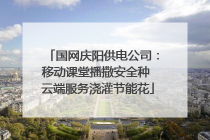 国网庆阳供电公司：移动课堂播撒安全种 云端服务浇灌节能花