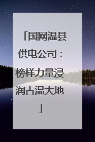国网温县供电公司：榜样力量浸润古温大地