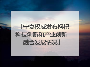 宁夏权威发布枸杞科技创新和产业创新融合发展情况