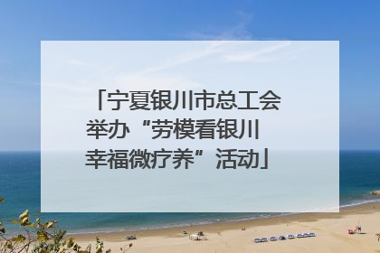 宁夏银川市总工会举办“劳模看银川 幸福微疗养”活动