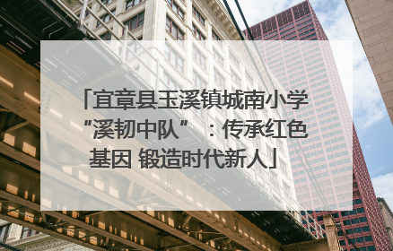 宜章县玉溪镇城南小学“溪韧中队”：传承红色基因 锻造时代新人