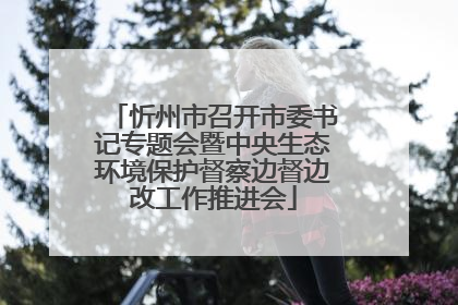 忻州市召开市委书记专题会暨中央生态环境保护督察边督边改工作推进会