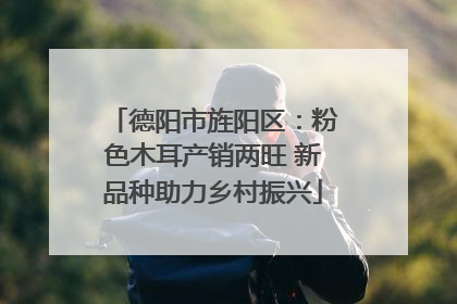 德阳市旌阳区：粉色木耳产销两旺 新品种助力乡村振兴