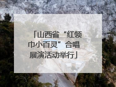 山西省“红领巾小百灵”合唱展演活动举行