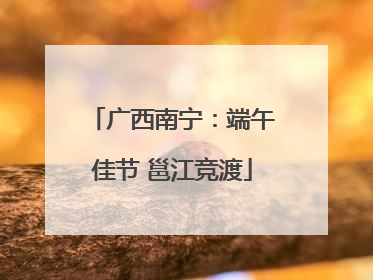 广西南宁：端午佳节 邕江竞渡