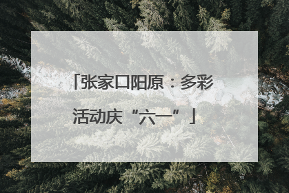 张家口阳原：多彩活动庆“六一”