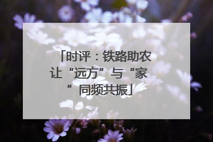时评：铁路助农让“远方”与“家”同频共振