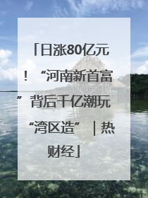 日涨80亿元！“河南新首富”背后千亿潮玩“湾区造”｜热财经