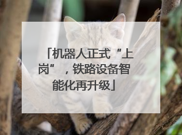 机器人正式“上岗”，铁路设备智能化再升级