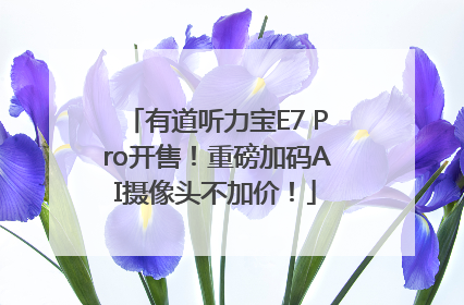 有道听力宝E7 Pro开售！重磅加码AI摄像头不加价！