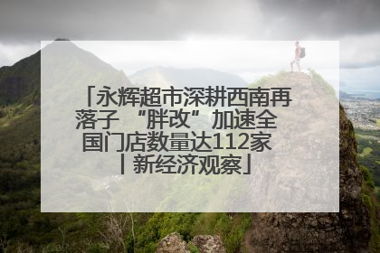 永辉超市深耕西南再落子 “胖改”加速全国门店数量达112家丨新经济观察