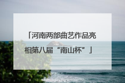 河南两部曲艺作品亮相第八届“南山杯”