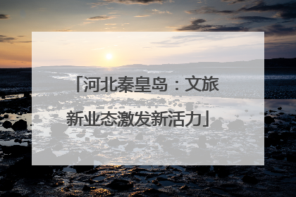 河北秦皇岛：文旅新业态激发新活力