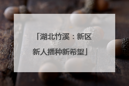 湖北竹溪：新区新人播种新希望