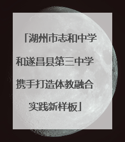 湖州市志和中学和遂昌县第三中学携手打造体教融合实践新样板