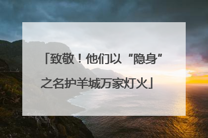 致敬！他们以“隐身”之名护羊城万家灯火