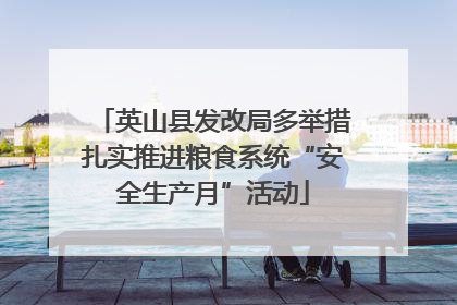 英山县发改局多举措扎实推进粮食系统“安全生产月”活动