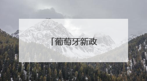葡萄牙新政府宣誓就职