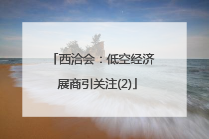 西洽会：低空经济展商引关注(2)