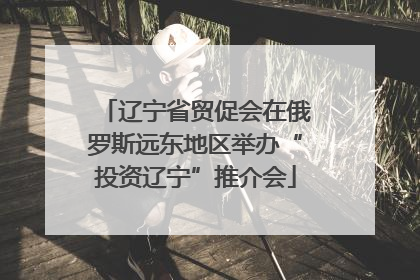 辽宁省贸促会在俄罗斯远东地区举办“投资辽宁”推介会