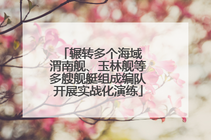辗转多个海域 渭南舰、玉林舰等多艘舰艇组成编队开展实战化演练