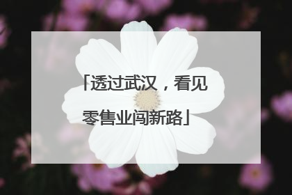 透过武汉，看见零售业闯新路