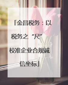 金昌税务：以税务之“尺” 校准企业合规诚信坐标
