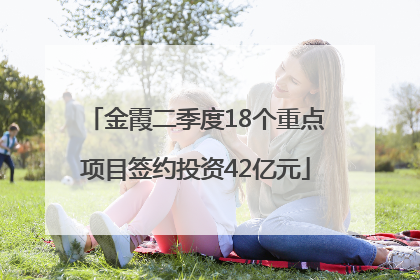 金霞二季度18个重点项目签约投资42亿元