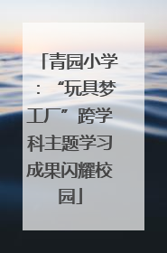 青园小学：“玩具梦工厂”跨学科主题学习成果闪耀校园