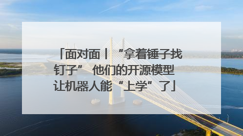 面对面丨“拿着锤子找钉子” 他们的开源模型让机器人能“上学”了